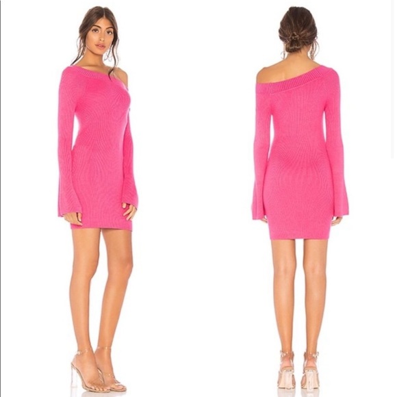 LOVERS + FRIENDS Westmont Dress in Bright Pink XS - Picture 2 of 4